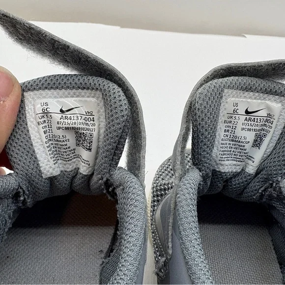 Nike Kids Gray Sneakers - Picture 5 of 5
